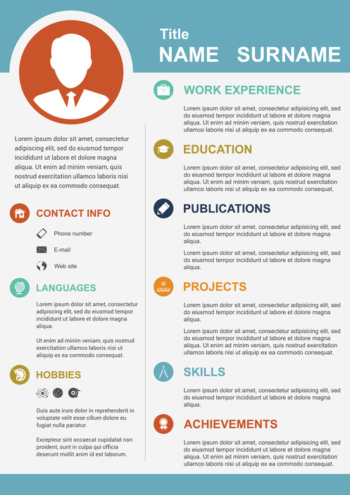 info graphic resumes